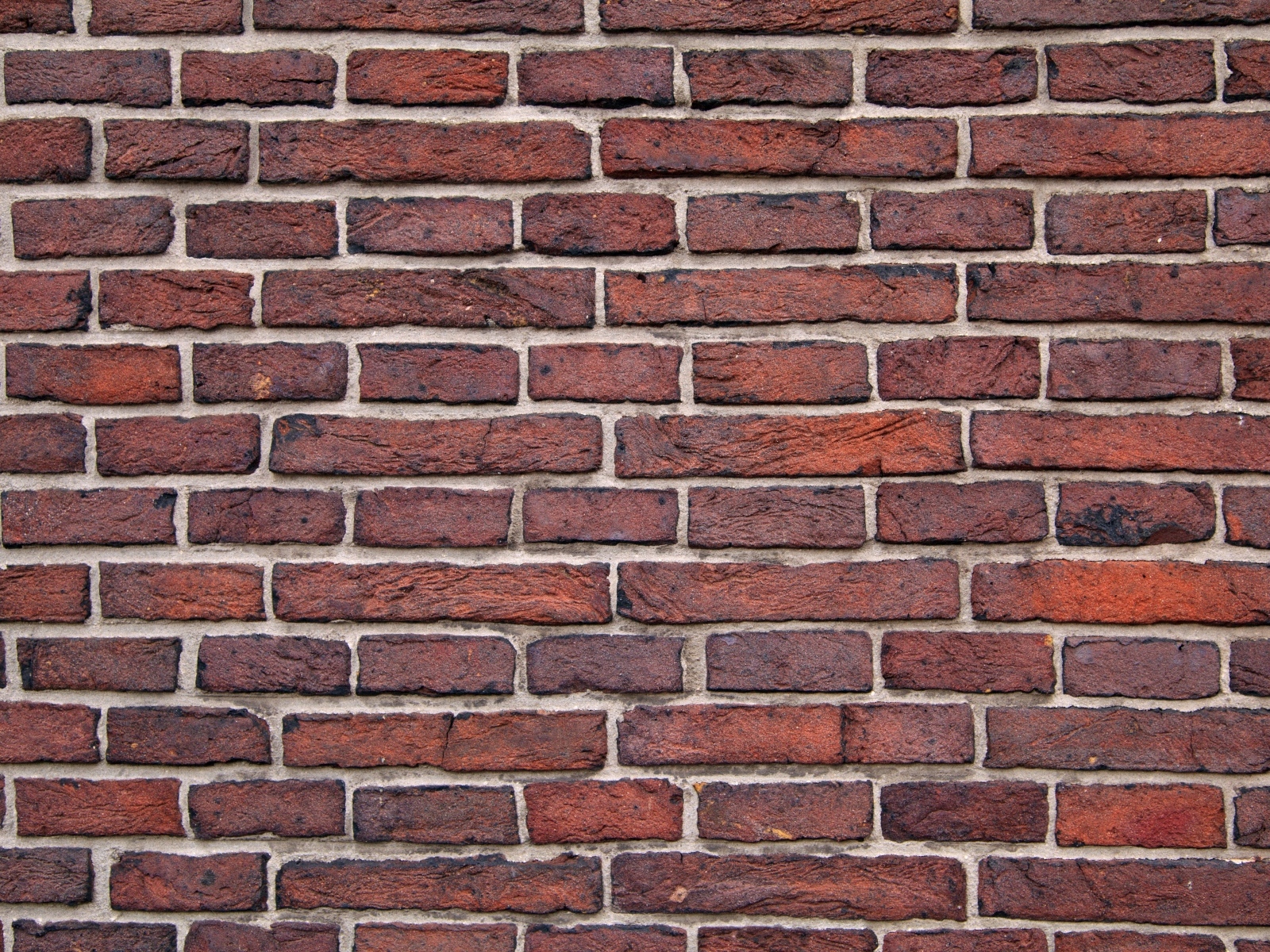 Стена из красного кирпича для фона