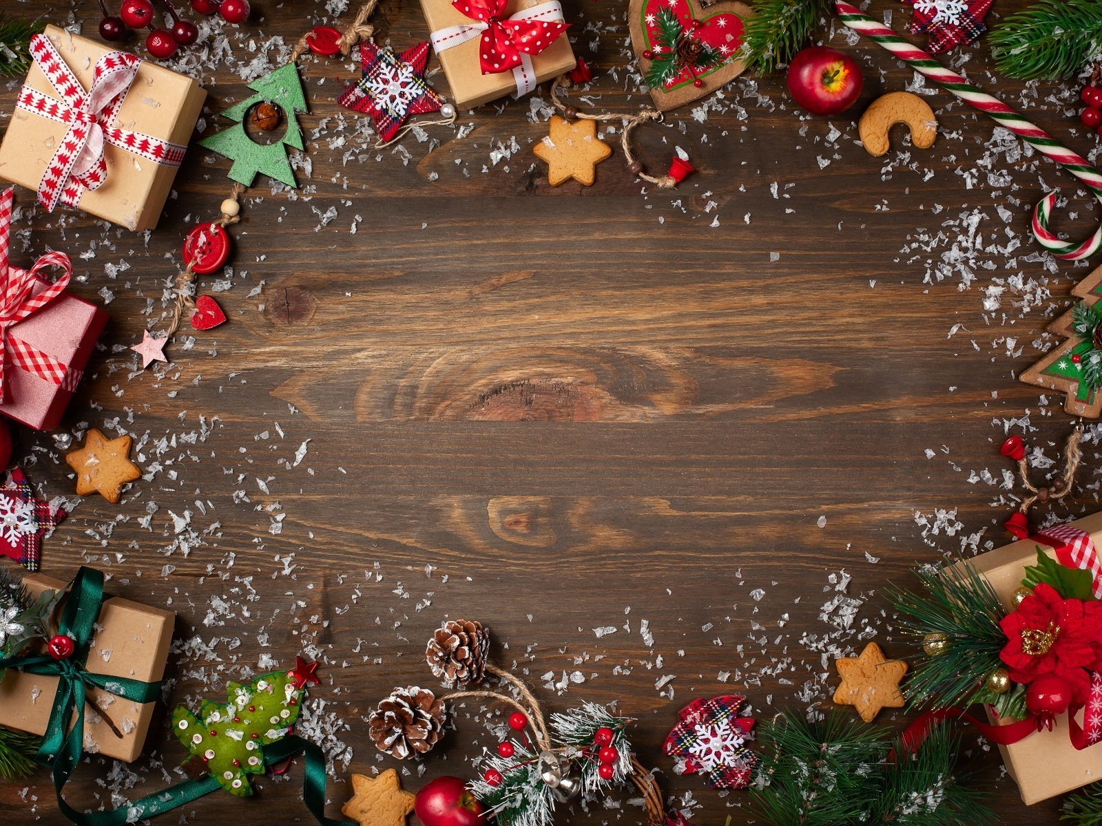 Красивый фон для рождественской открытки