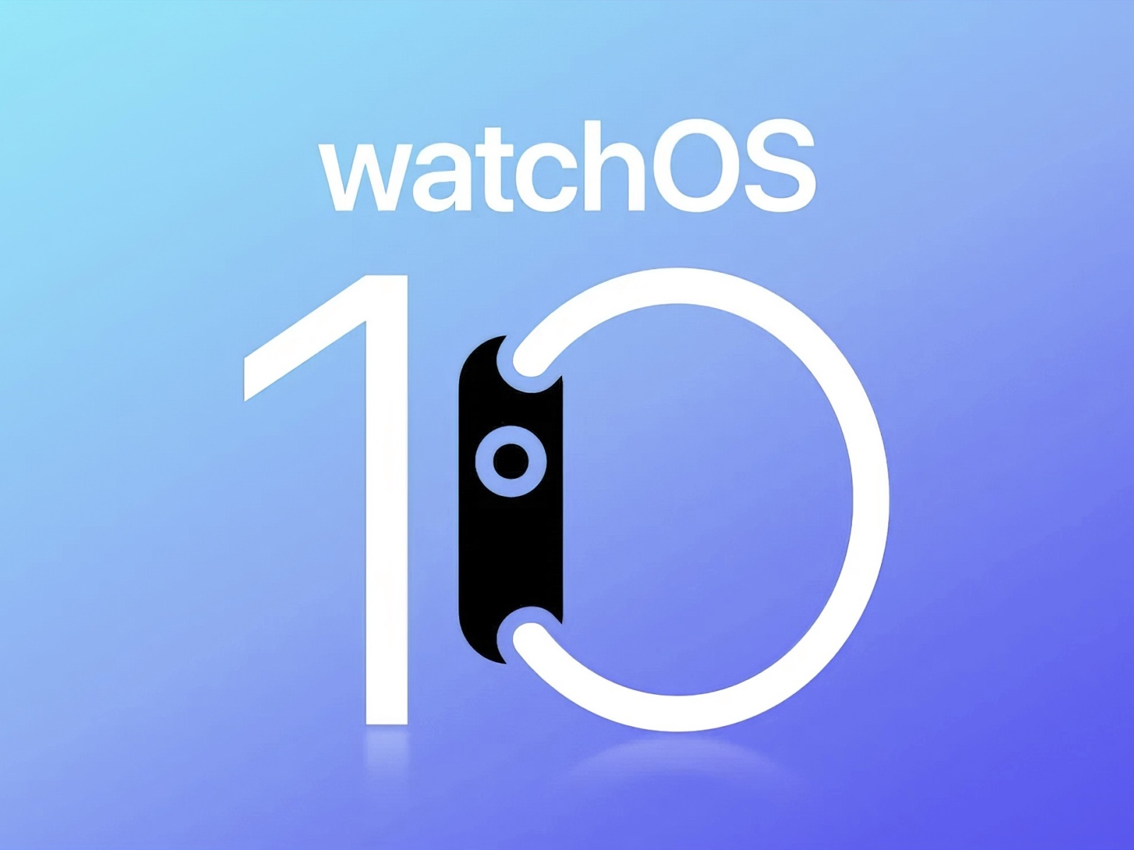 Логотип нового гаджета watchOS 10