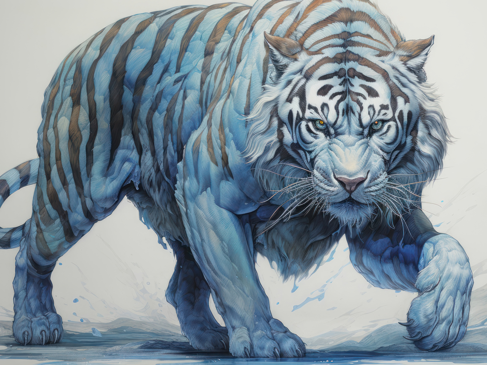 Фантастический белый тигр