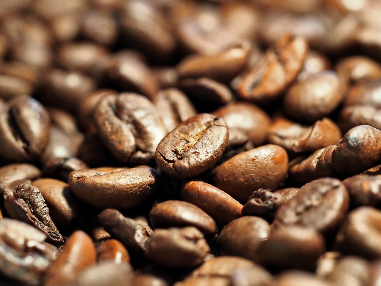 Ароматные жареные кофейные зерна