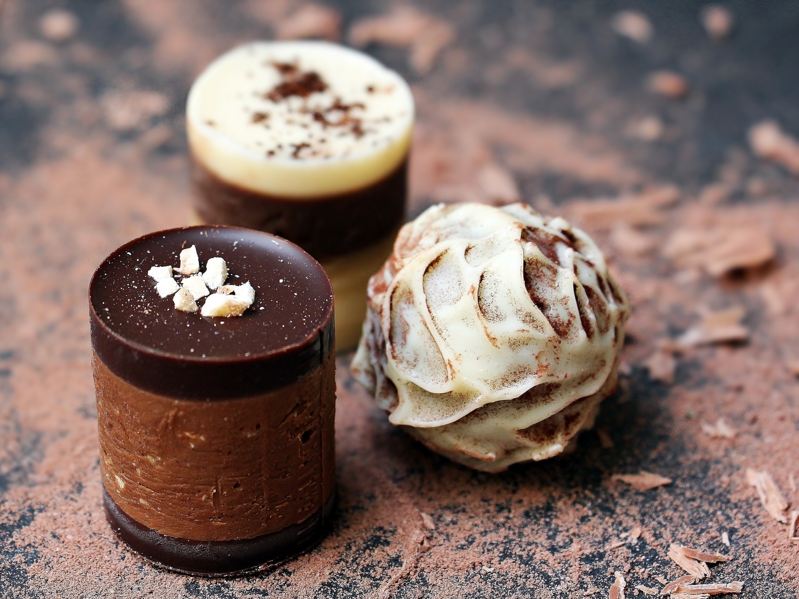 Красивые шоколадные конфеты 