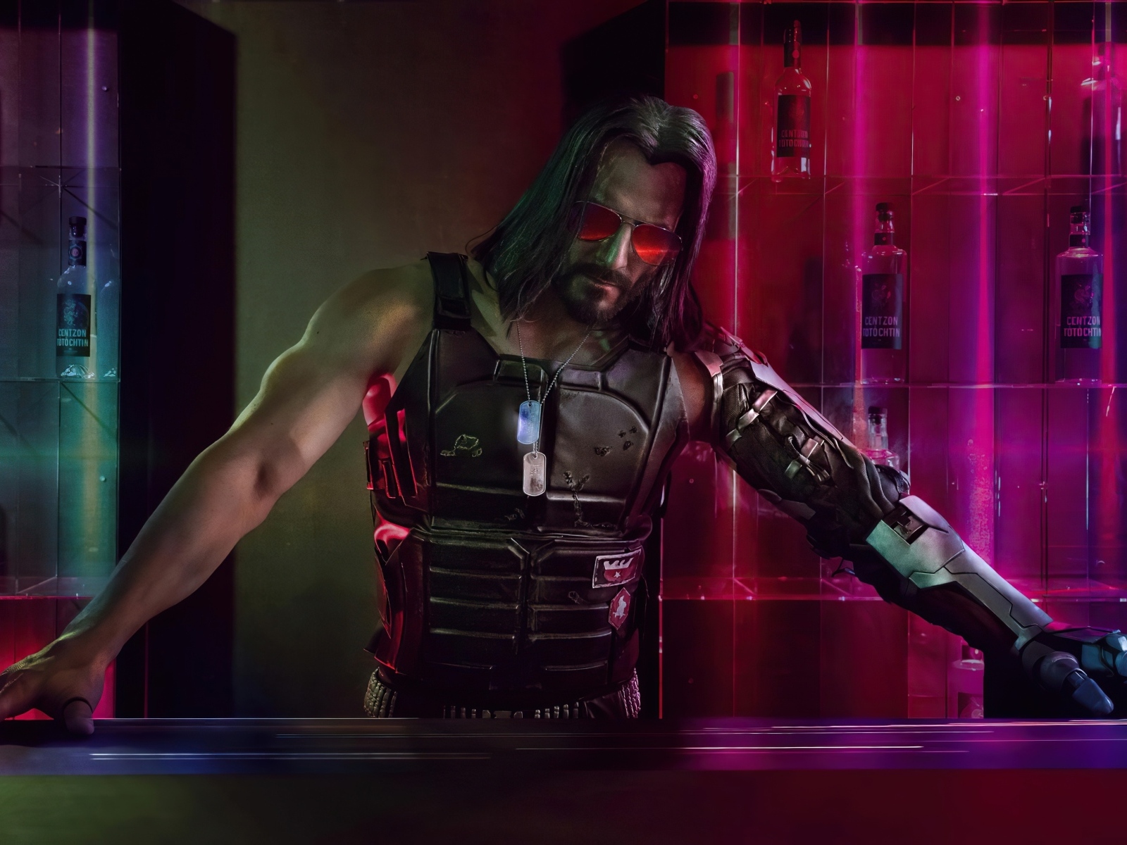 Персонаж Киану компьютерная игра Cyberpunk 2077