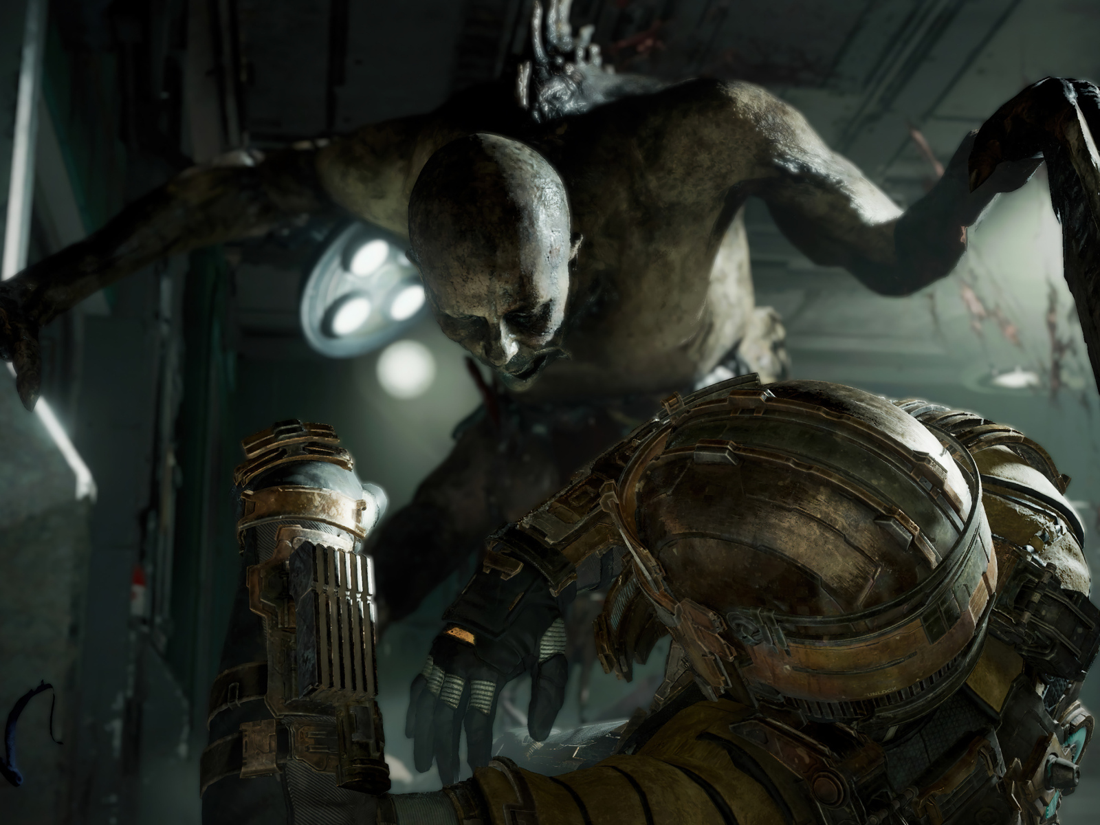 Монстр из компьютерной игры Dead Space Remake