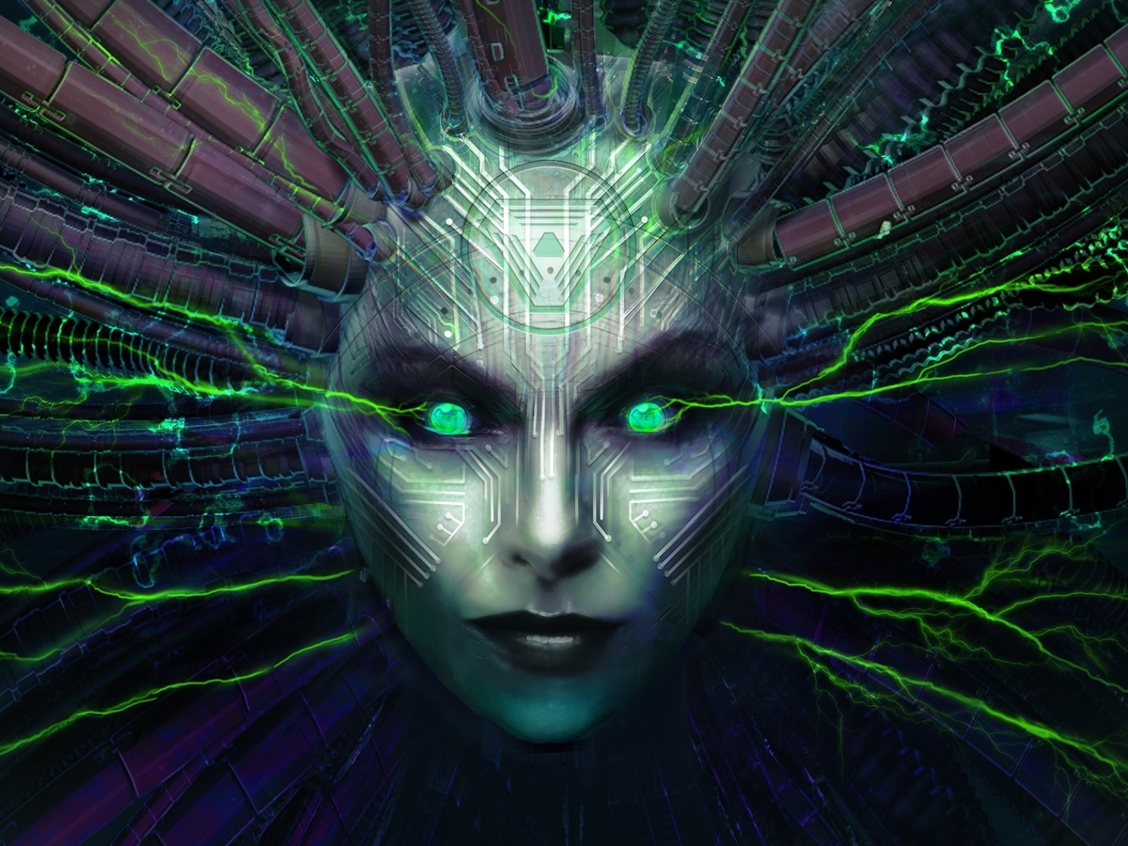 Робот из компьютерной игры System Shock