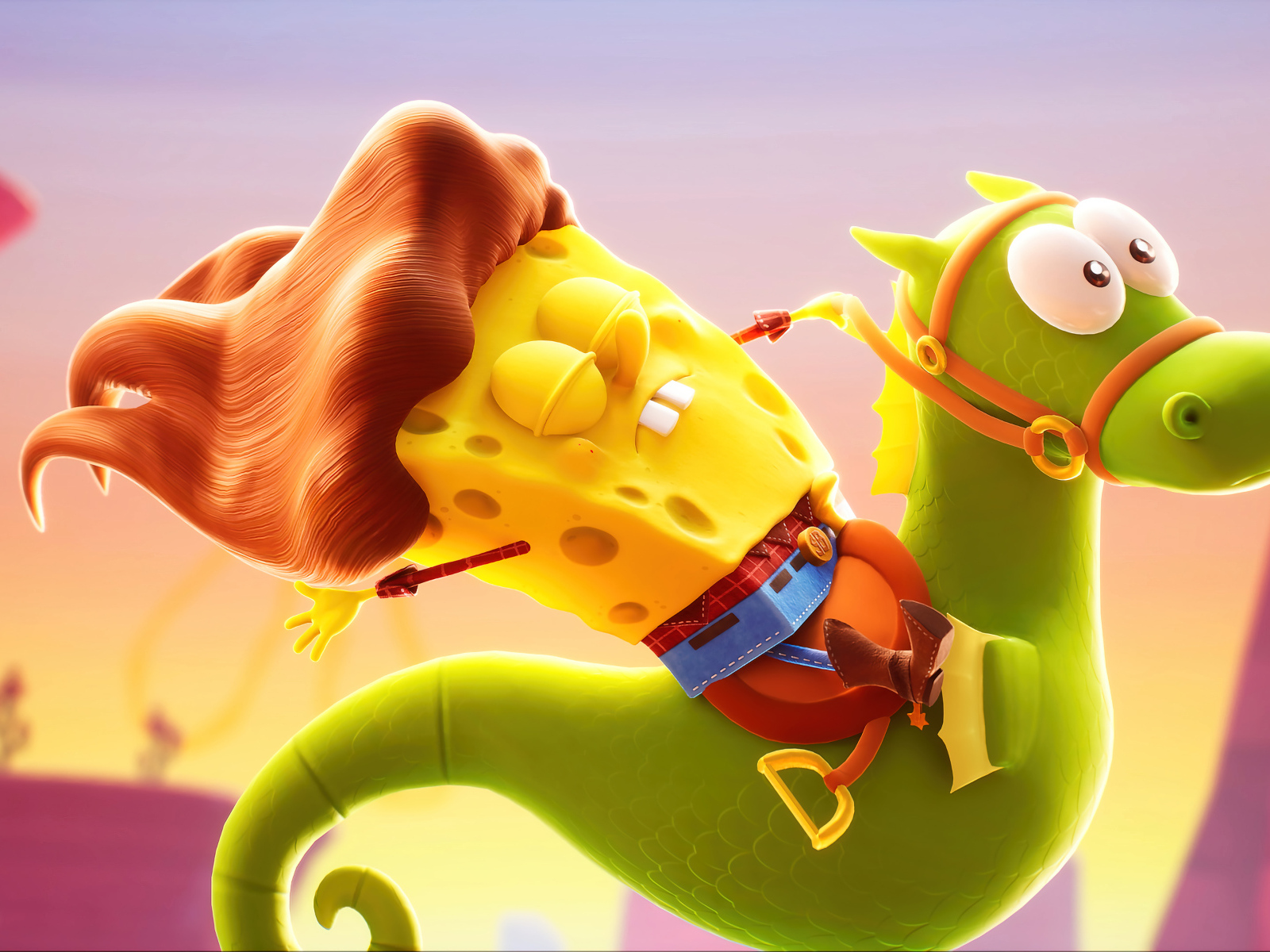 Персонаж компьютерной игры SpongeBob SquarePants: The Cosmic Shake