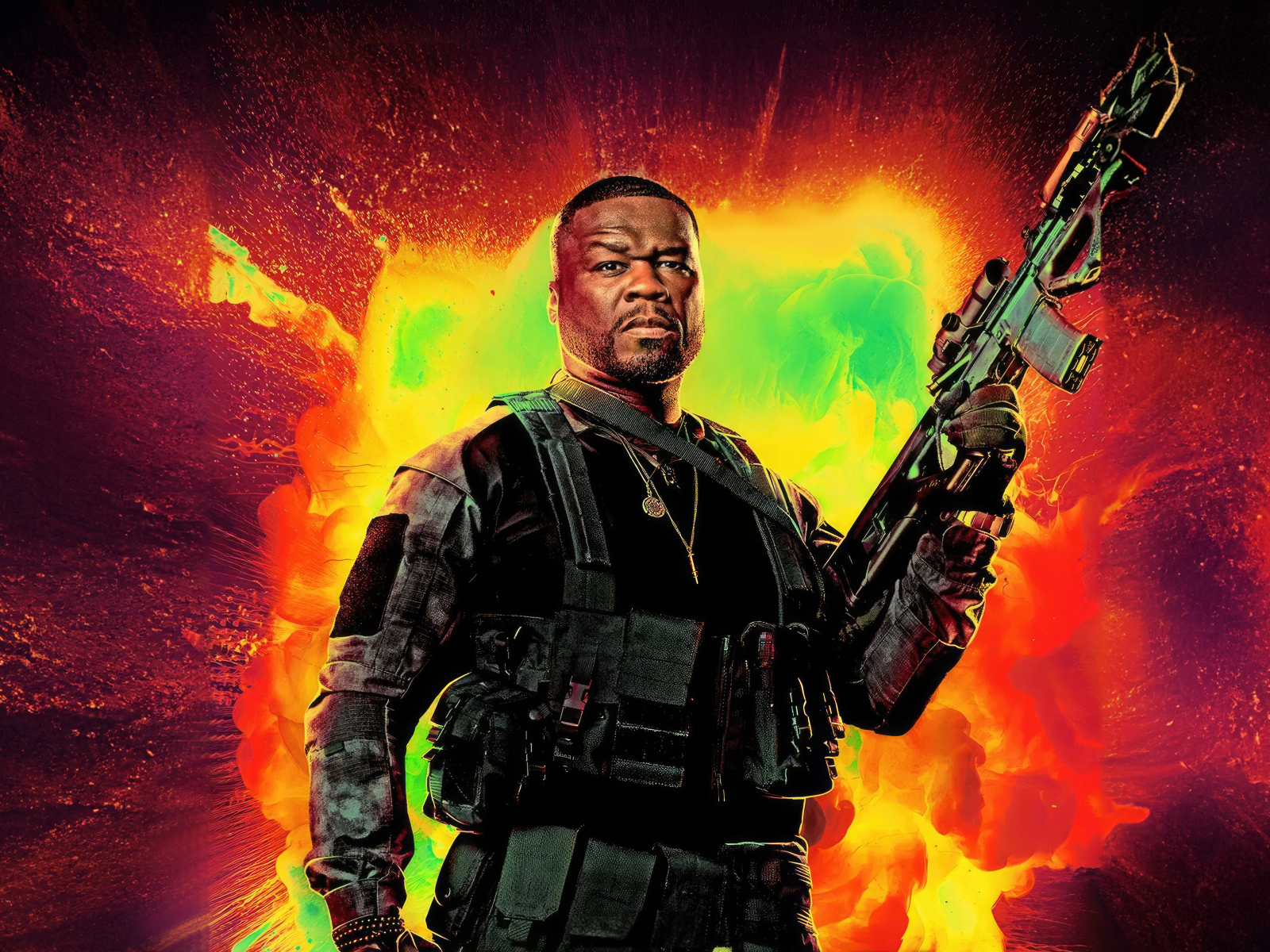 Персонаж Изи Дэй актер 50 Cent в фильме Неудержимые 4, 2023