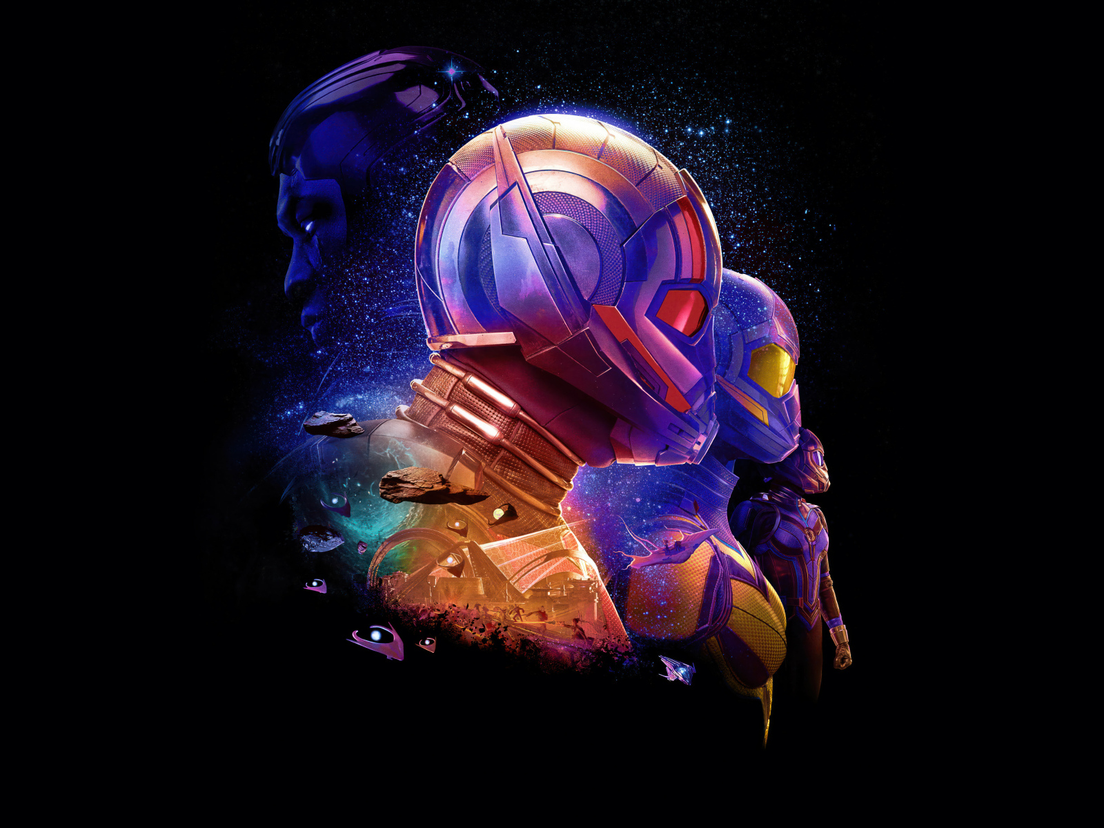 Постер фильма Человек-муравей и Оса: Квантомания, 2023