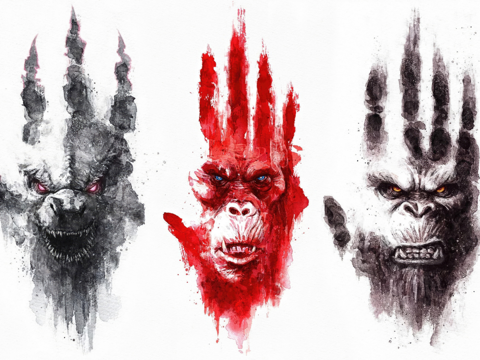 Постер нового фильма Годзилла и Конг: Новая империя, 2024