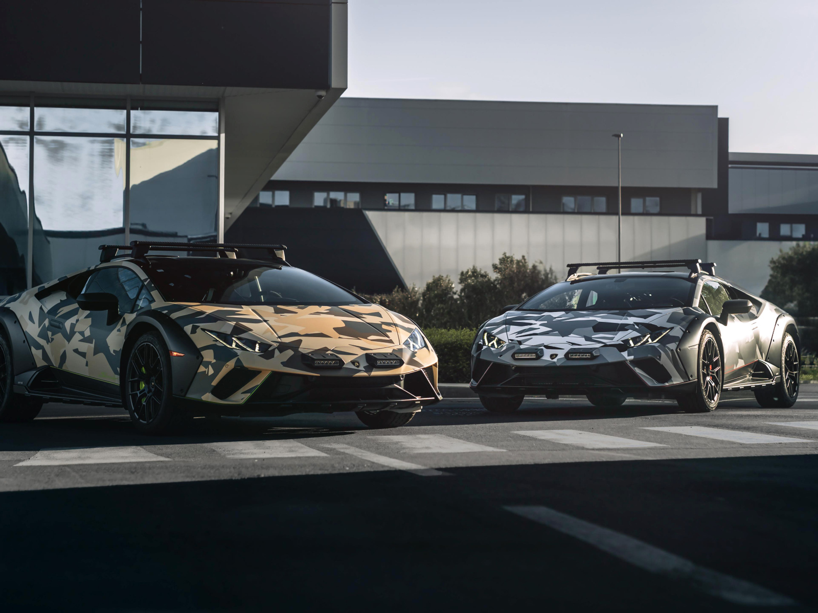 Два автомобиля Lamborghini Huracán Sterrato All-Terrain Ad Personam 2024  года