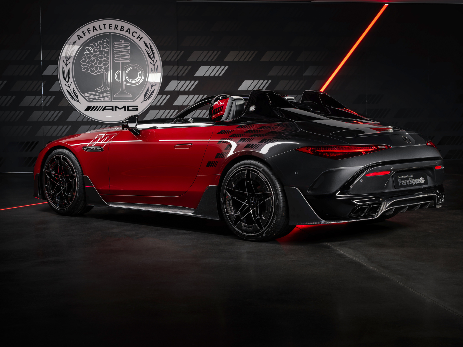 Красный Concept Mercedes-AMG PureSpeed 2024 года