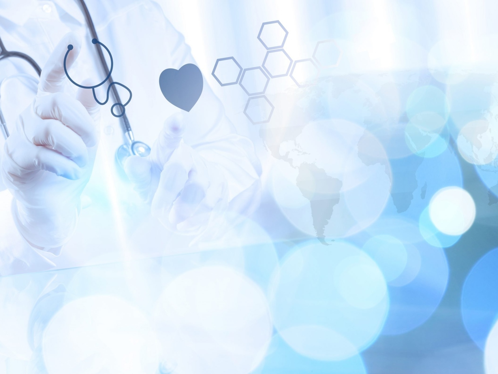 Медицинский фон с символами