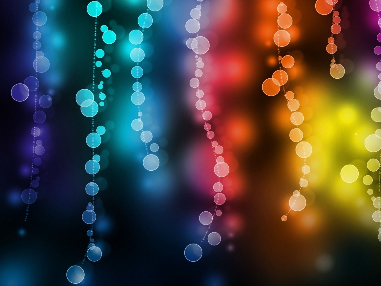 Разноцветный фон с нитями с бликами