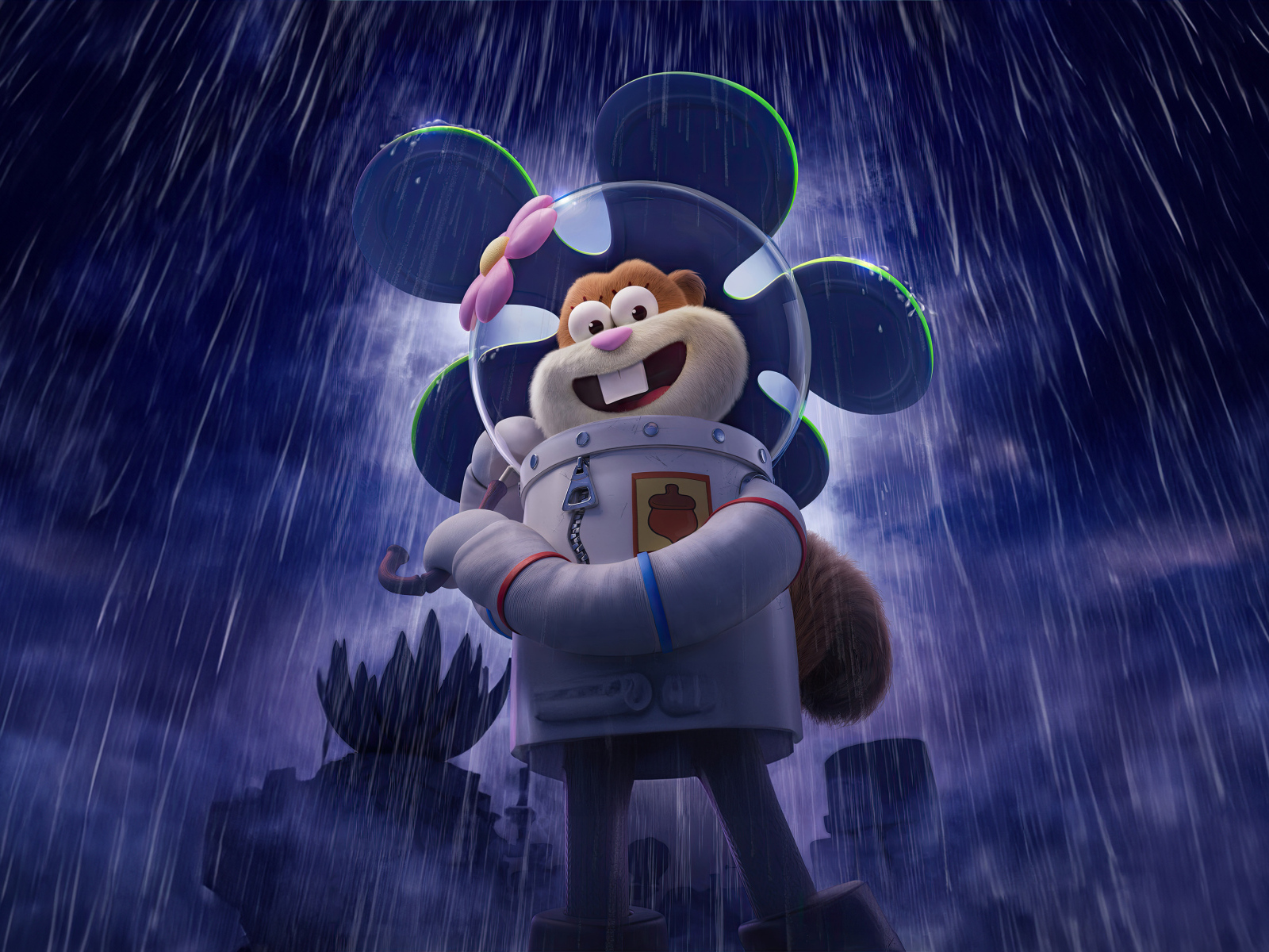 Персонаж Сэнди в мультфильме Спасение Бикини Боттом: Фильм Сэнди Чикс