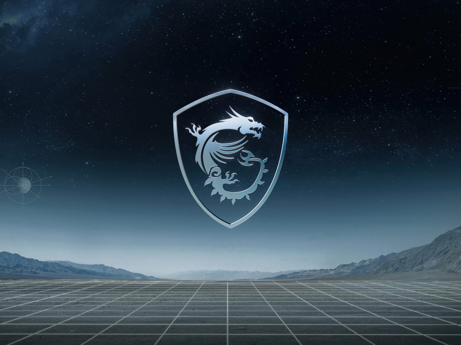 Поле с квадратами для логотипа msi