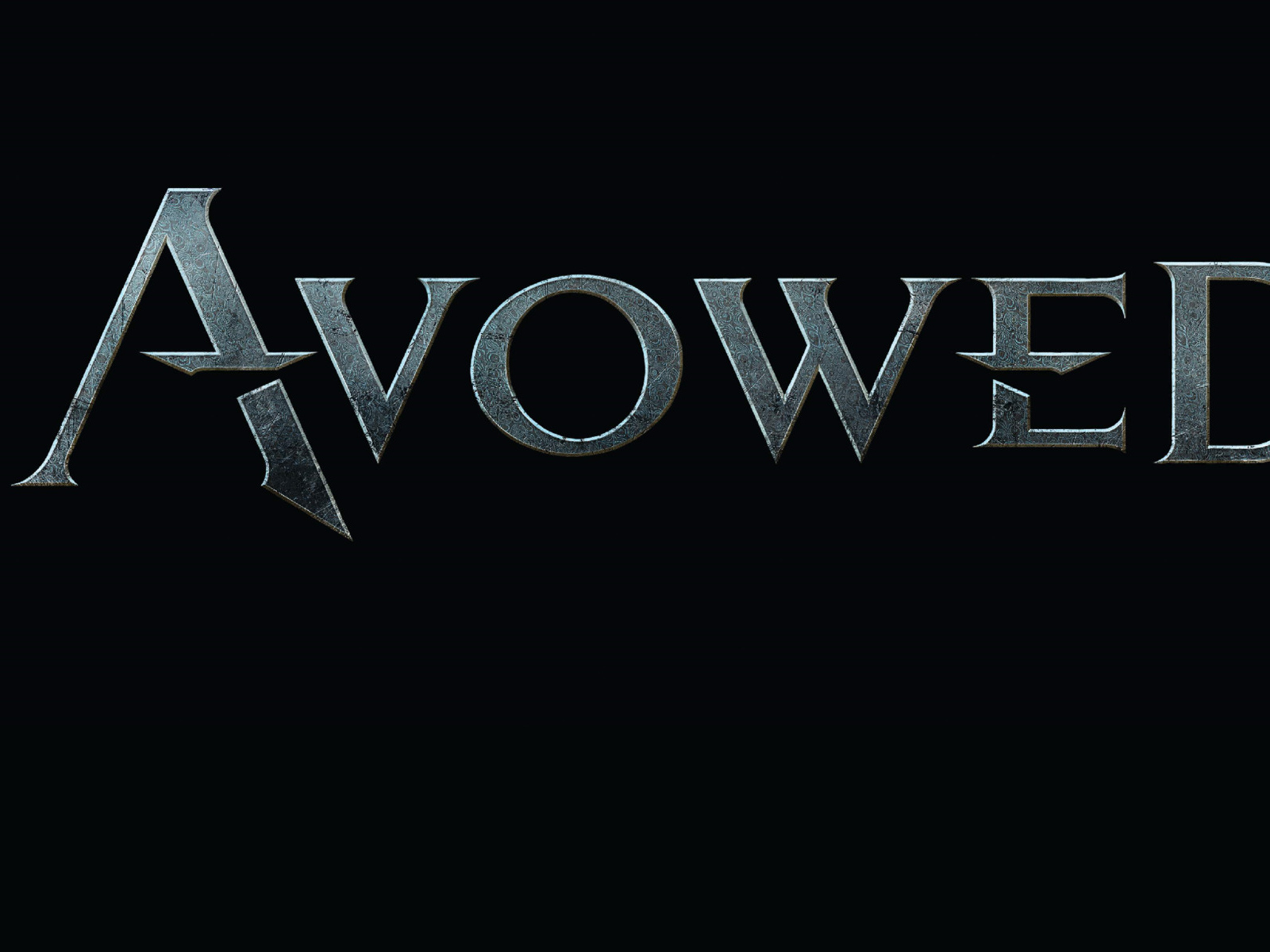 Постер компьютерной игры Avowed на черном фоне