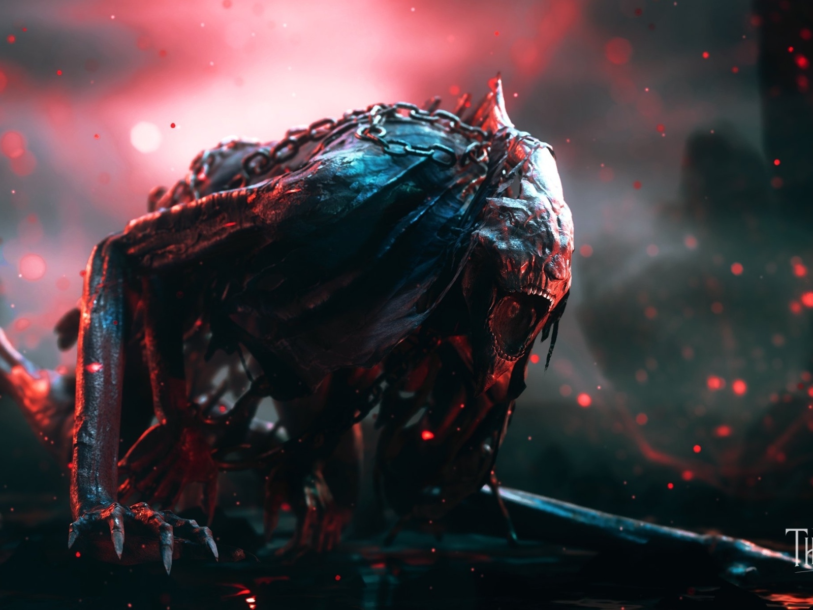 Монстр из компьютерной игры The Thaumaturge