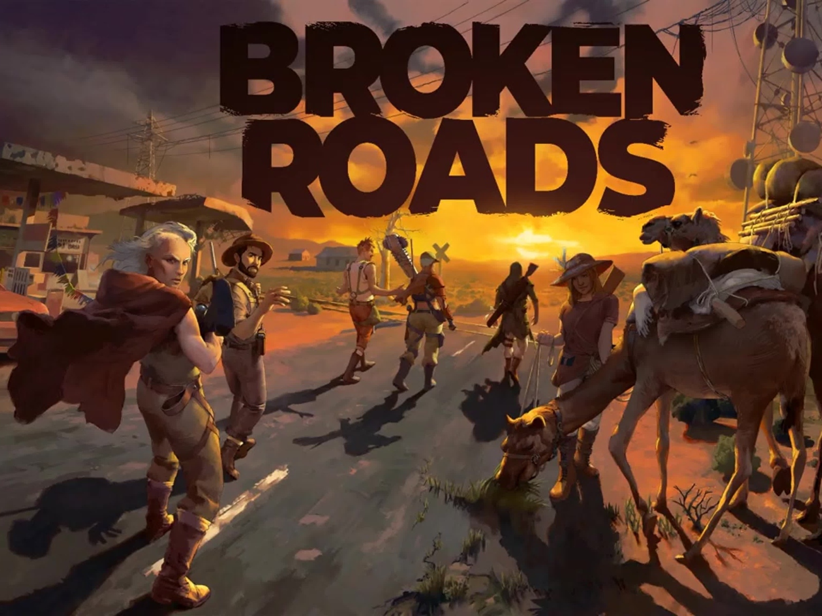 Постер новой компьютерной игры Broken Roads