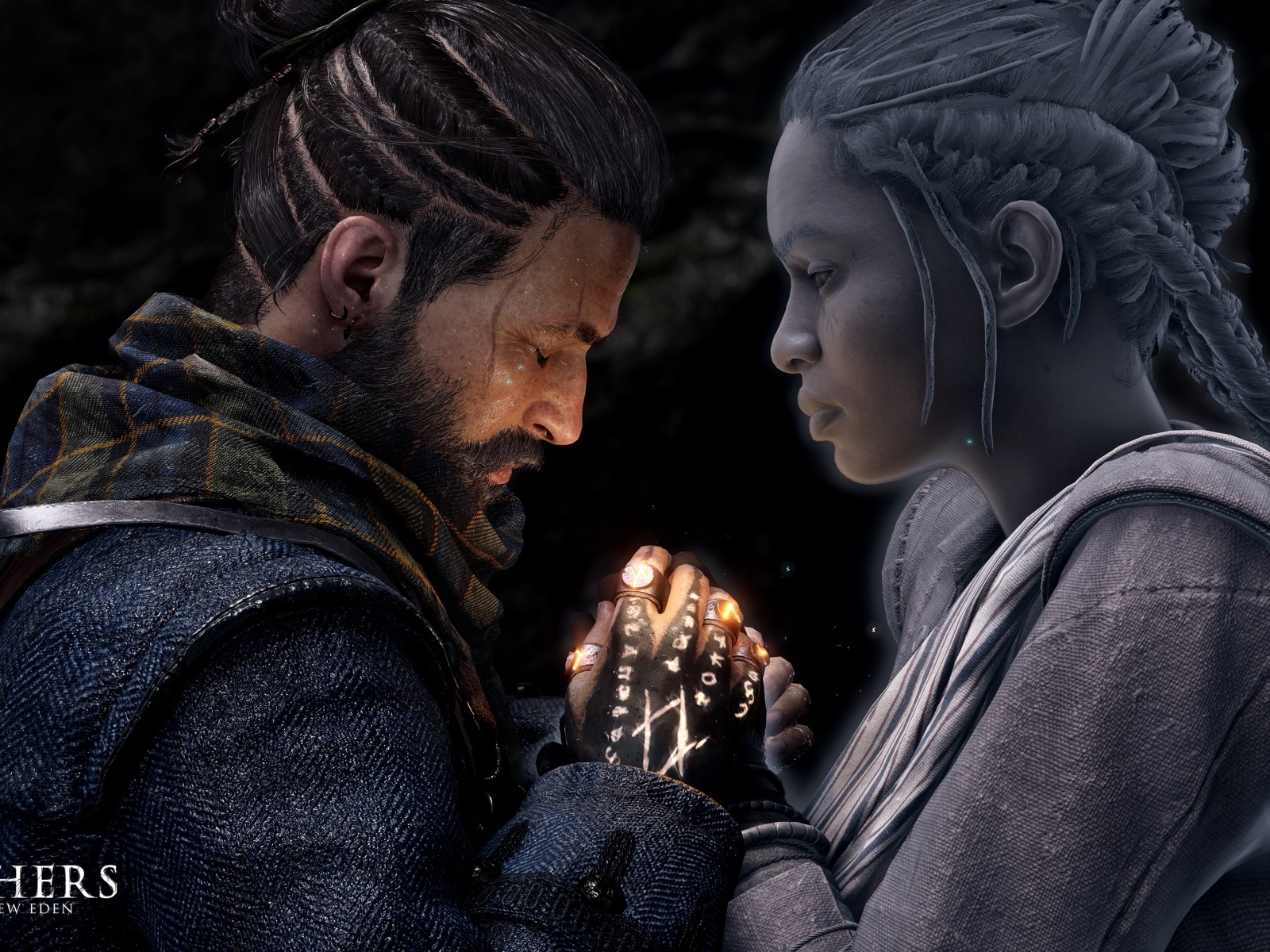 Главные герои компьютерной игры Banishers: Ghosts of New Eden