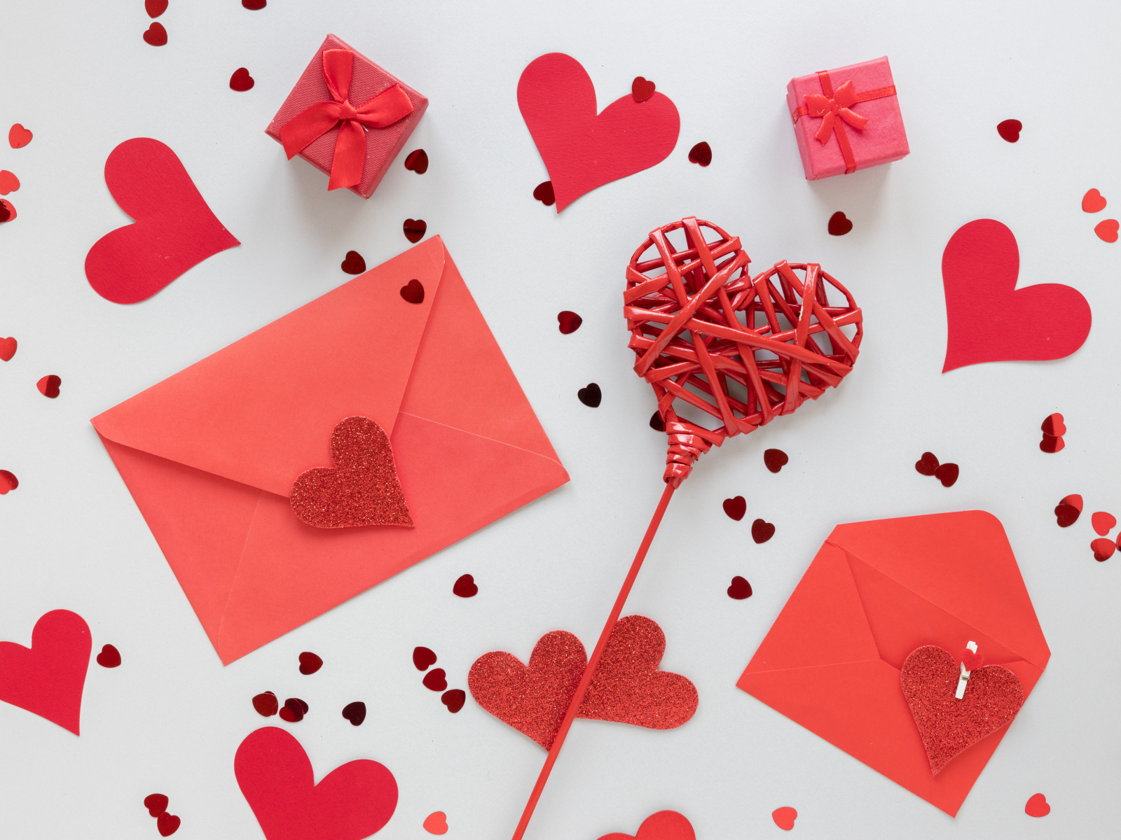 Конверты с валентинками на день влюбленных