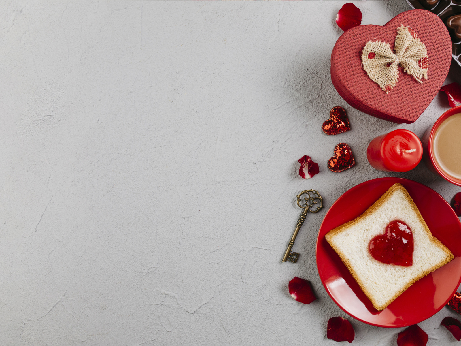 Угощения для любимой, фон для поздравительной открытки