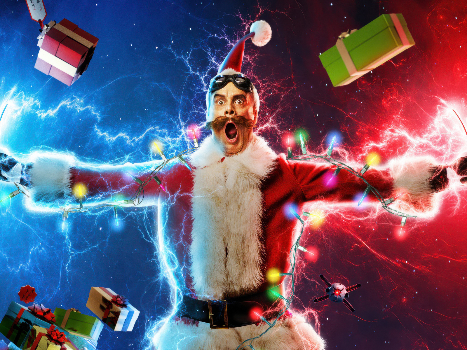 Актер Джим Керри в новом фильме Соник 3 в кино