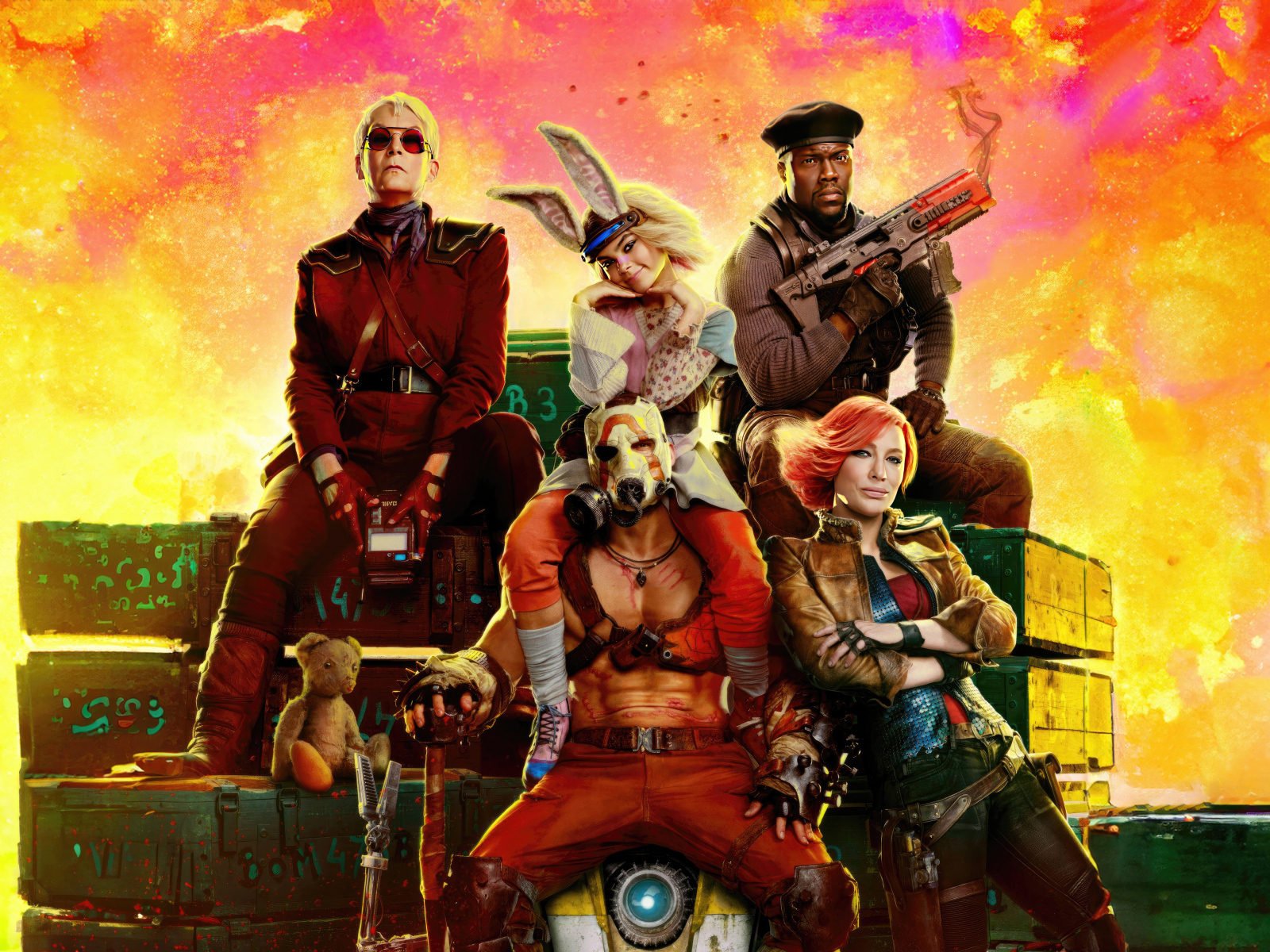 Яркий постер нового фильма Бордерлендс, 2024