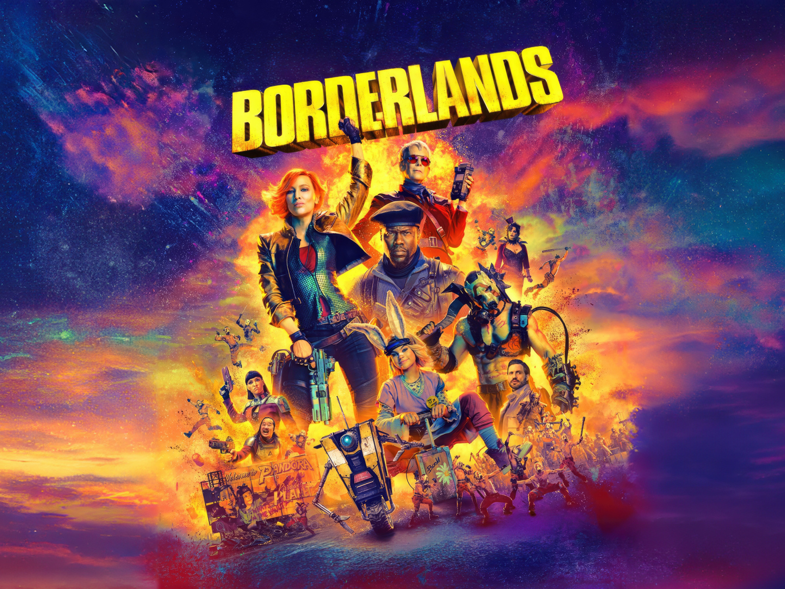 Яркий постер нового фильма Бордерлендс, 2024