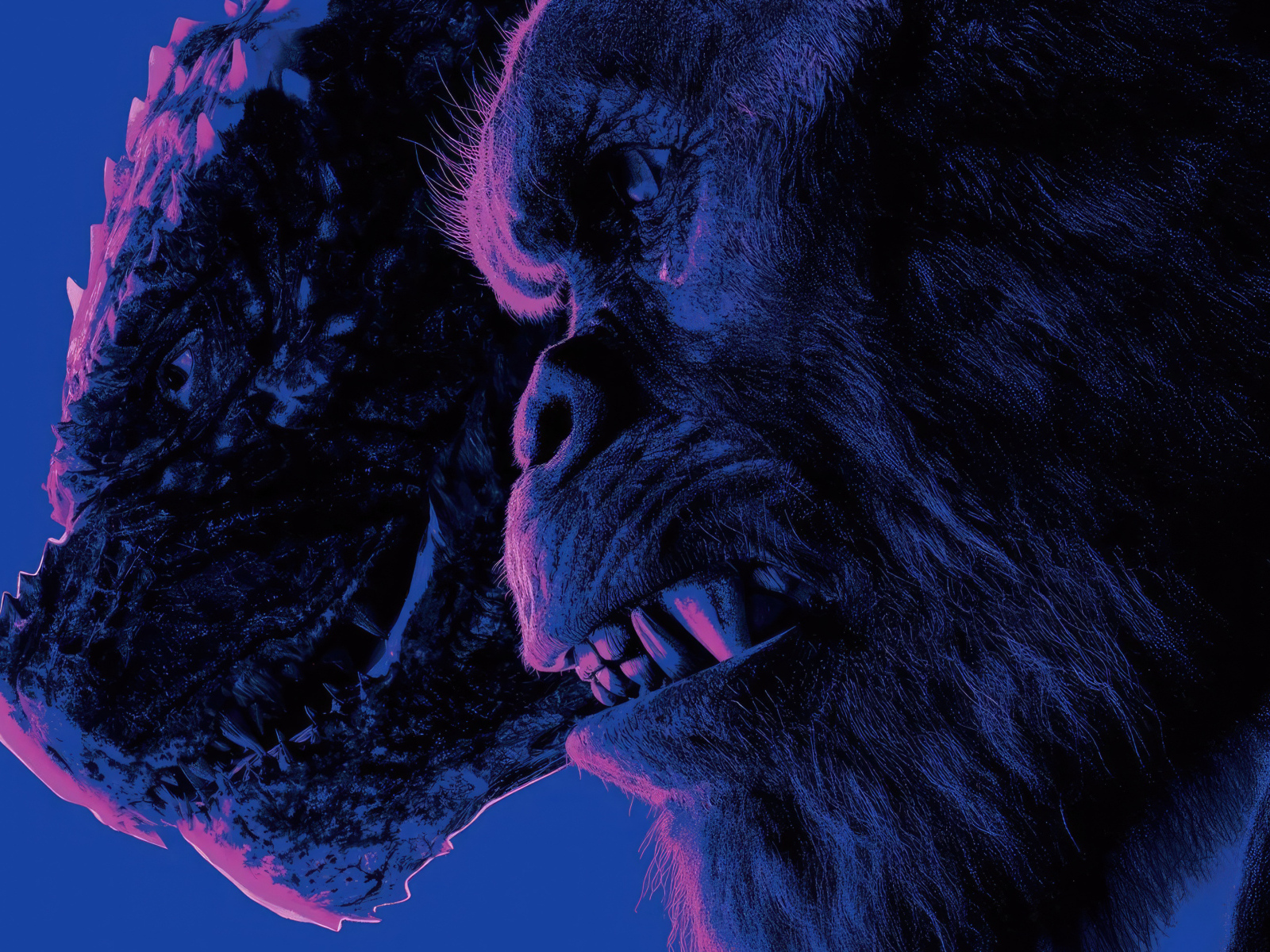 Персонажи Годзилла и Конг из нового фильма