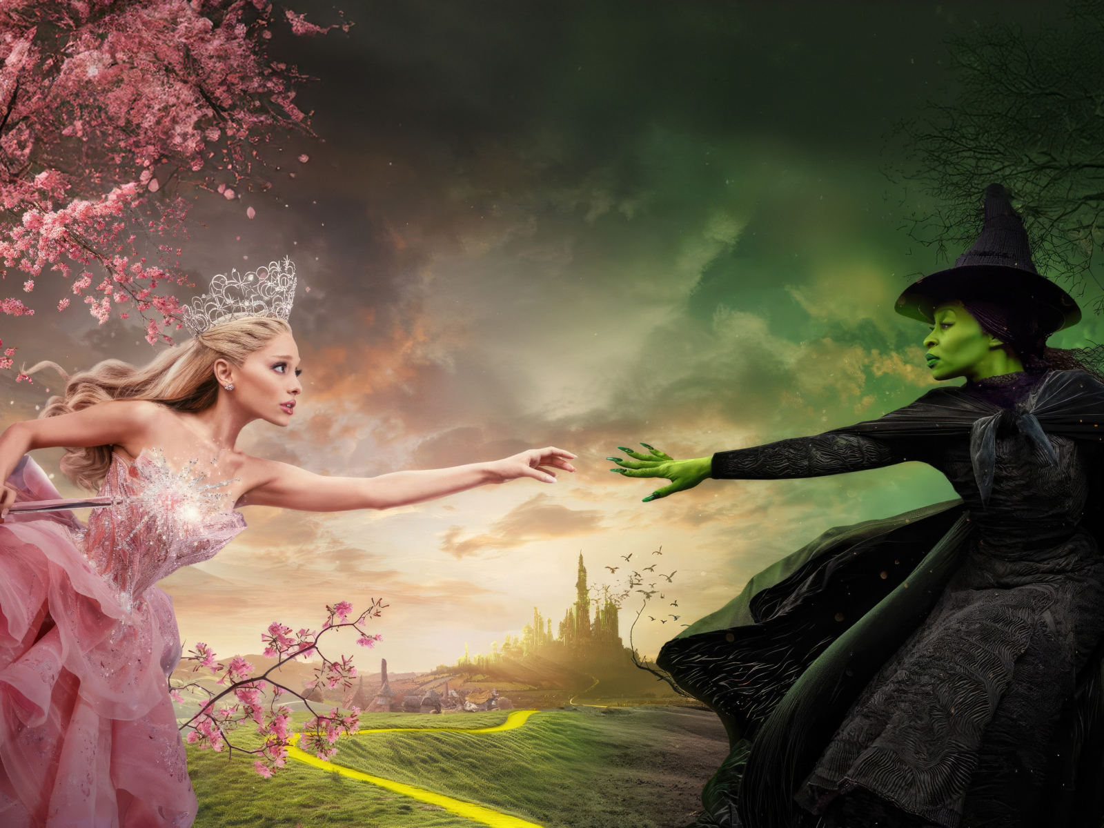 Глинда и Эльфаба  персонажи нового фильма Злая: Часть первая, 2024