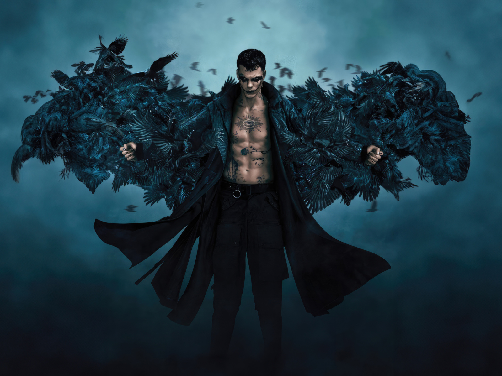 Герой с черными крыльями, фильм Ворон 2024