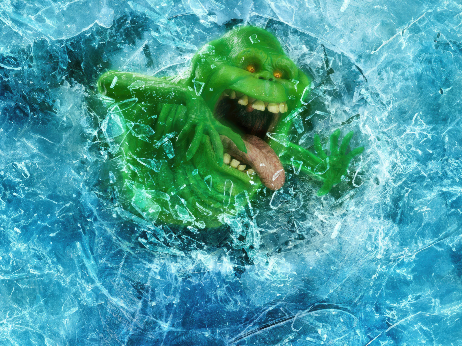 Лизун персонаж фильма Охотники за привидениями: Леденящий ужас, 2024