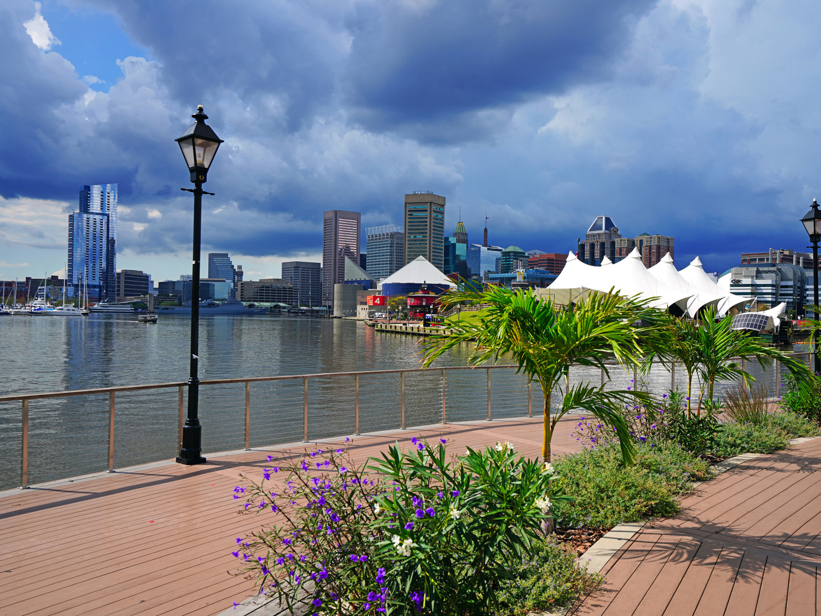 Набережная курорта Балтимор, США