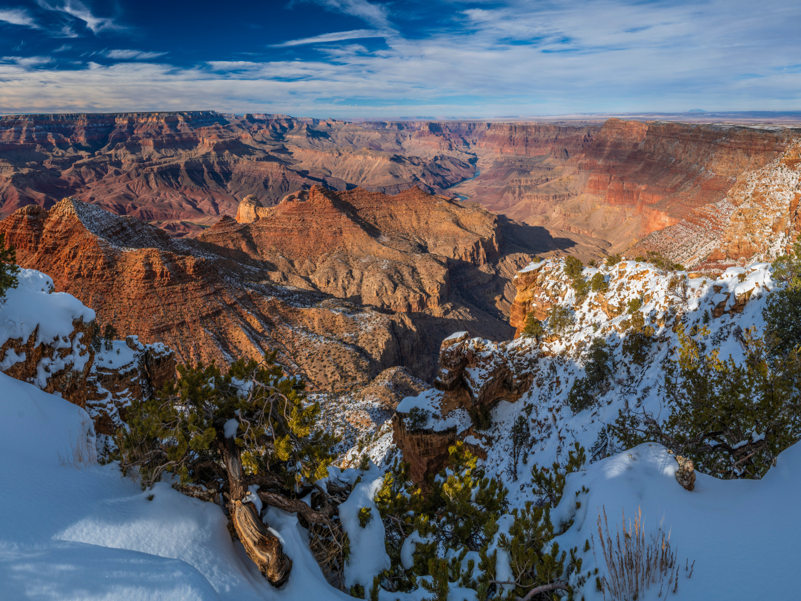 Красивая панорама парка Гранд-Каньон парк Каньон, США