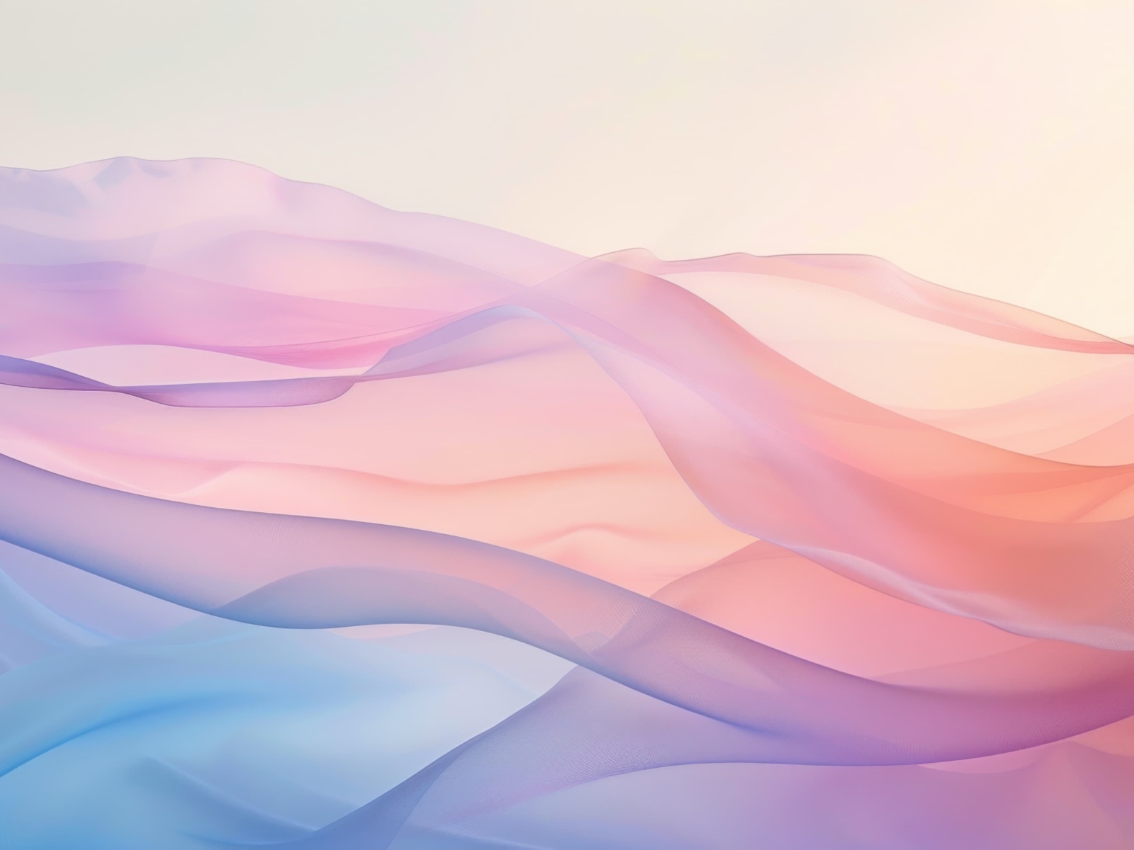 Голубые и розовые абстрактные волны крупным планом