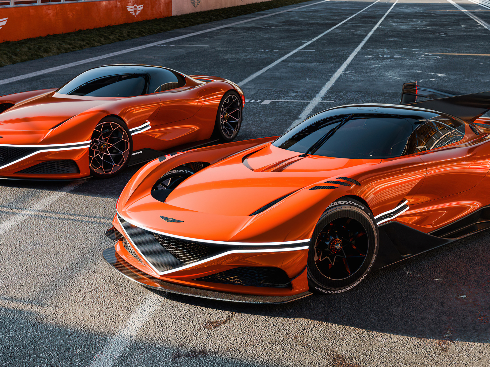 Быстрые спорткары Genesis X Gran Racer VGT Concept 2024 года