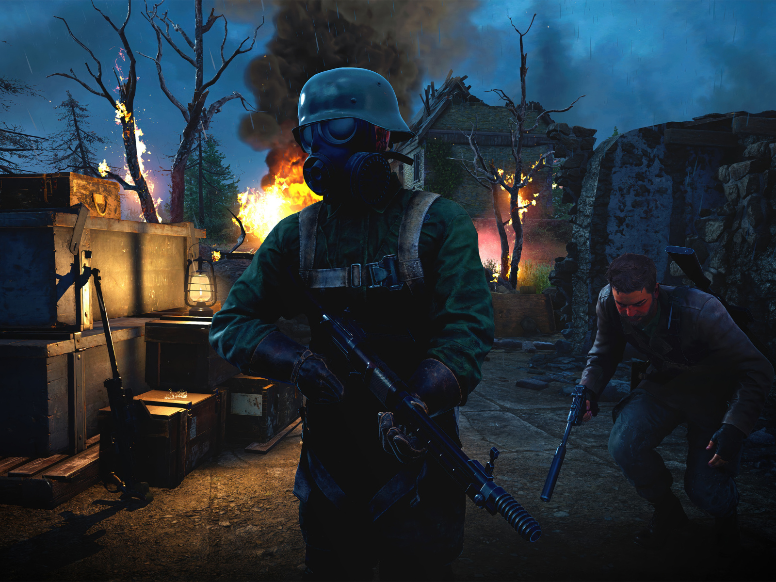 Солдаты в городе видеоигре Sniper Elite: Resistance