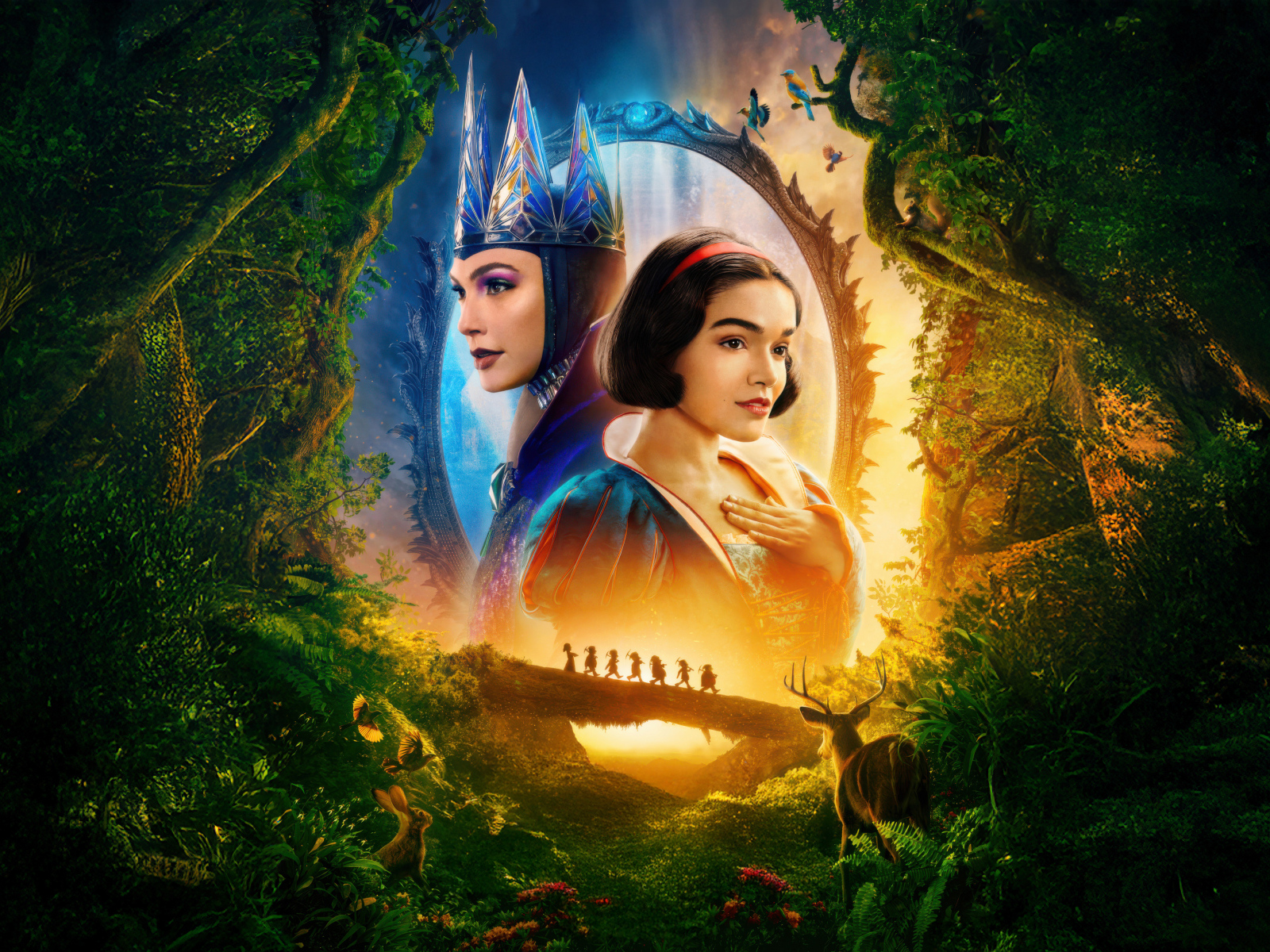 Яркий постер нового фильма Белоснежка Диснея, 2025