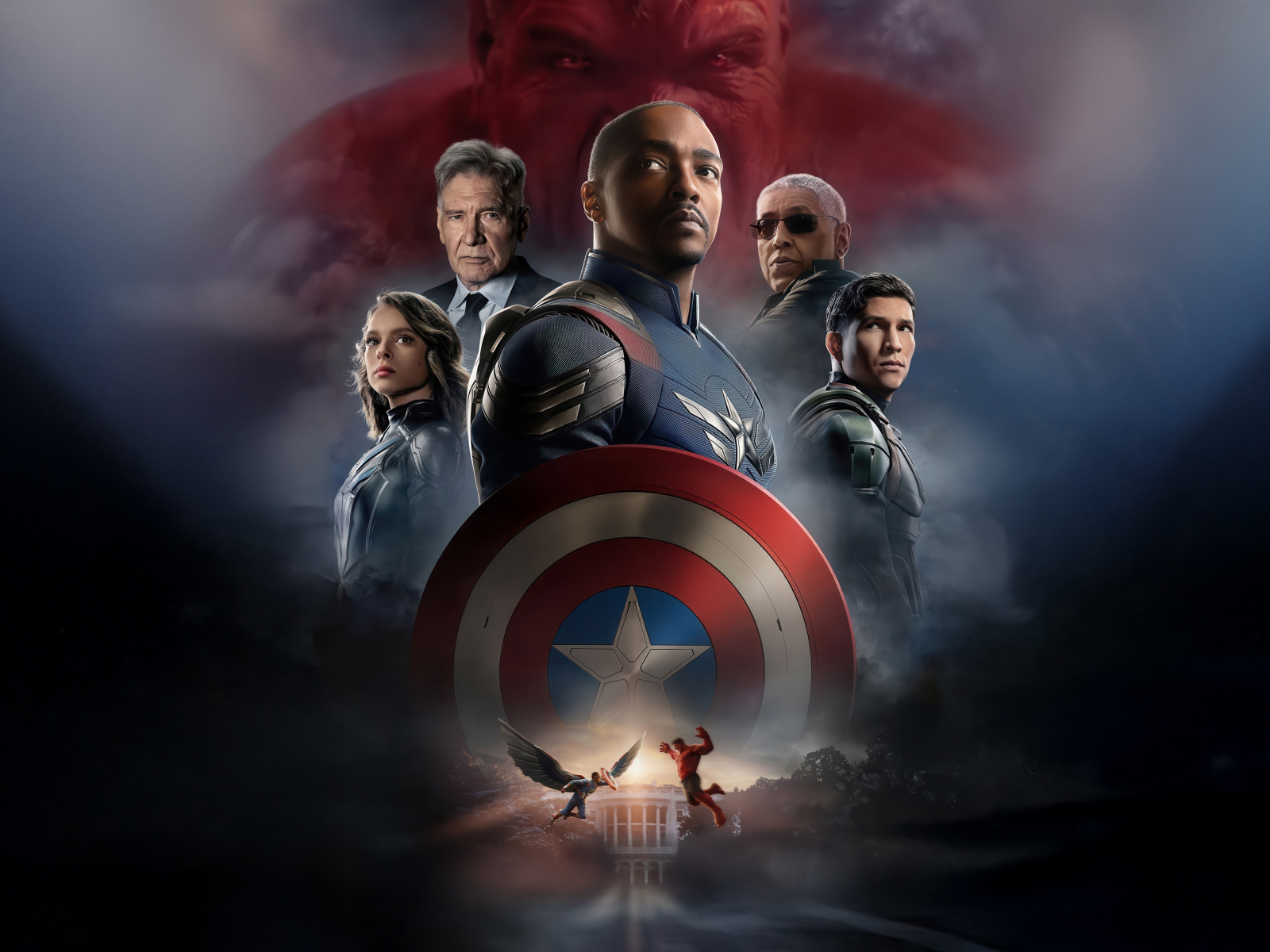 Постер фильма Капитан Америка: Дивный новый мир