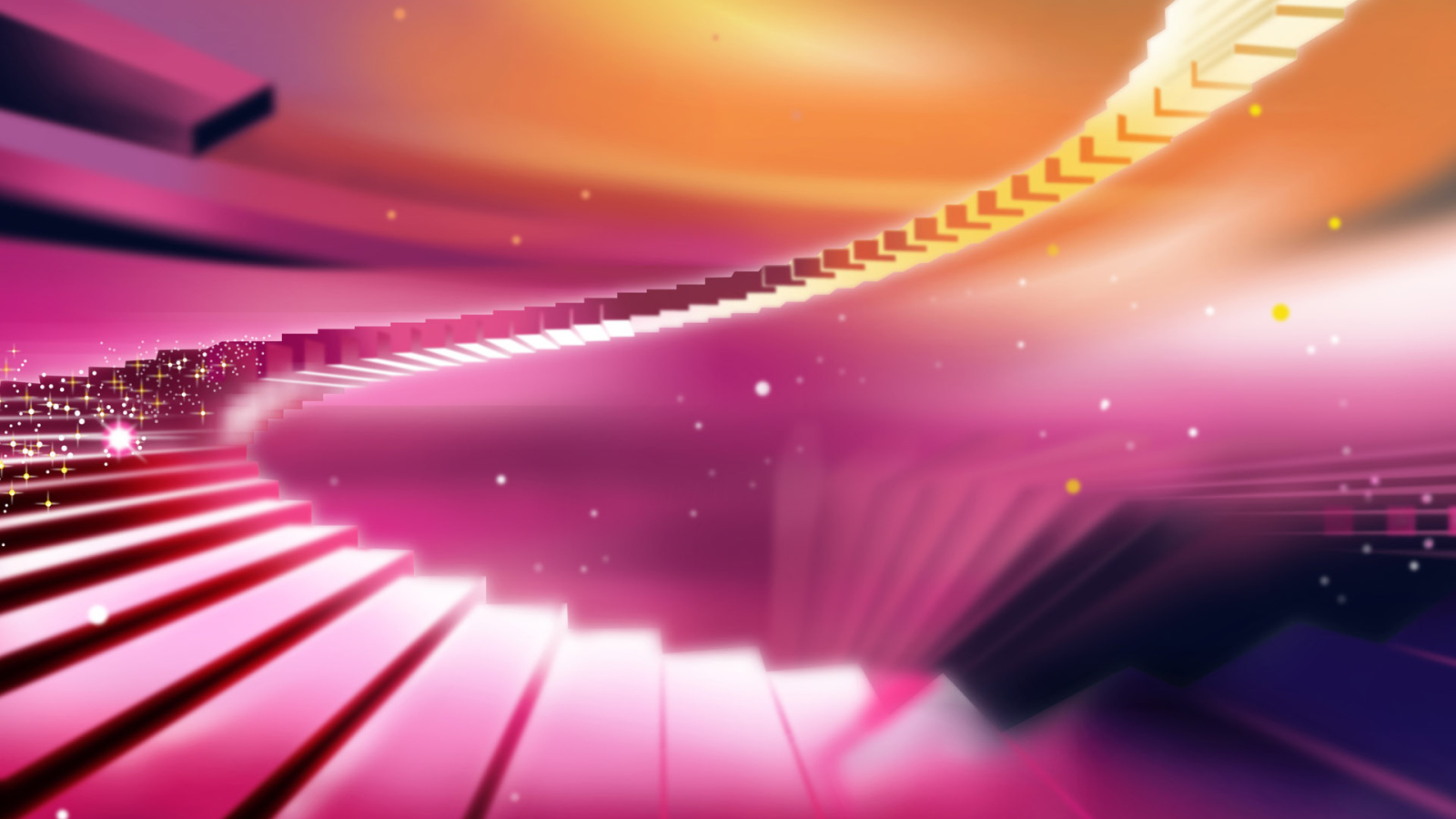 Розовая лестница