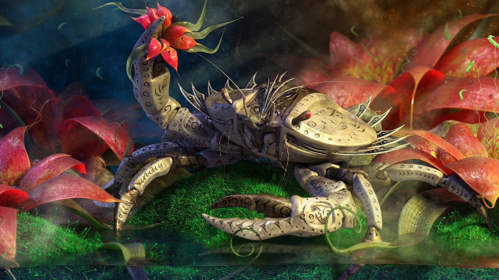 Металлический краб