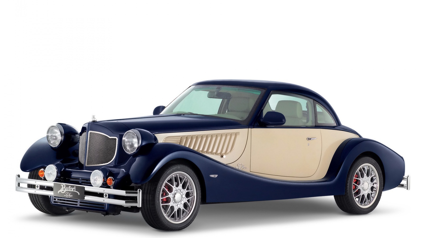 Bufori голубой кремовый