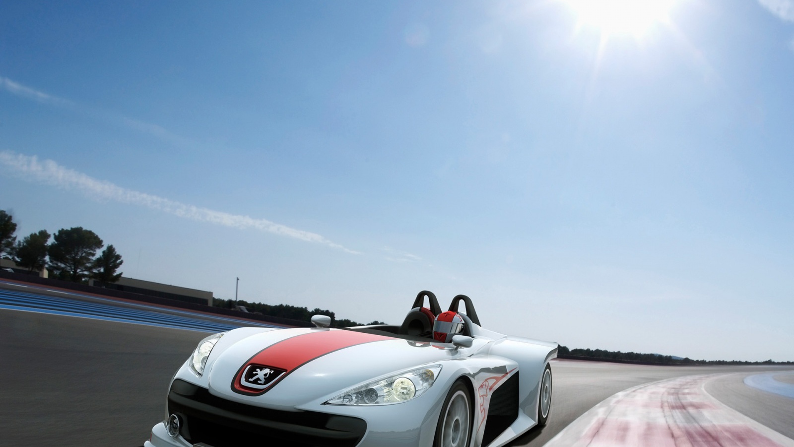 Peugeot на трассе