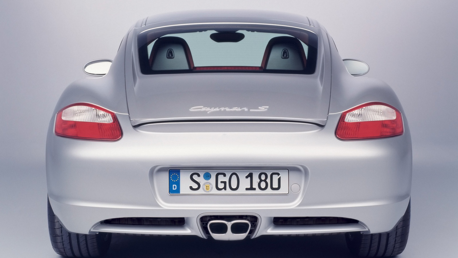 Porsche Cayman вид сзади