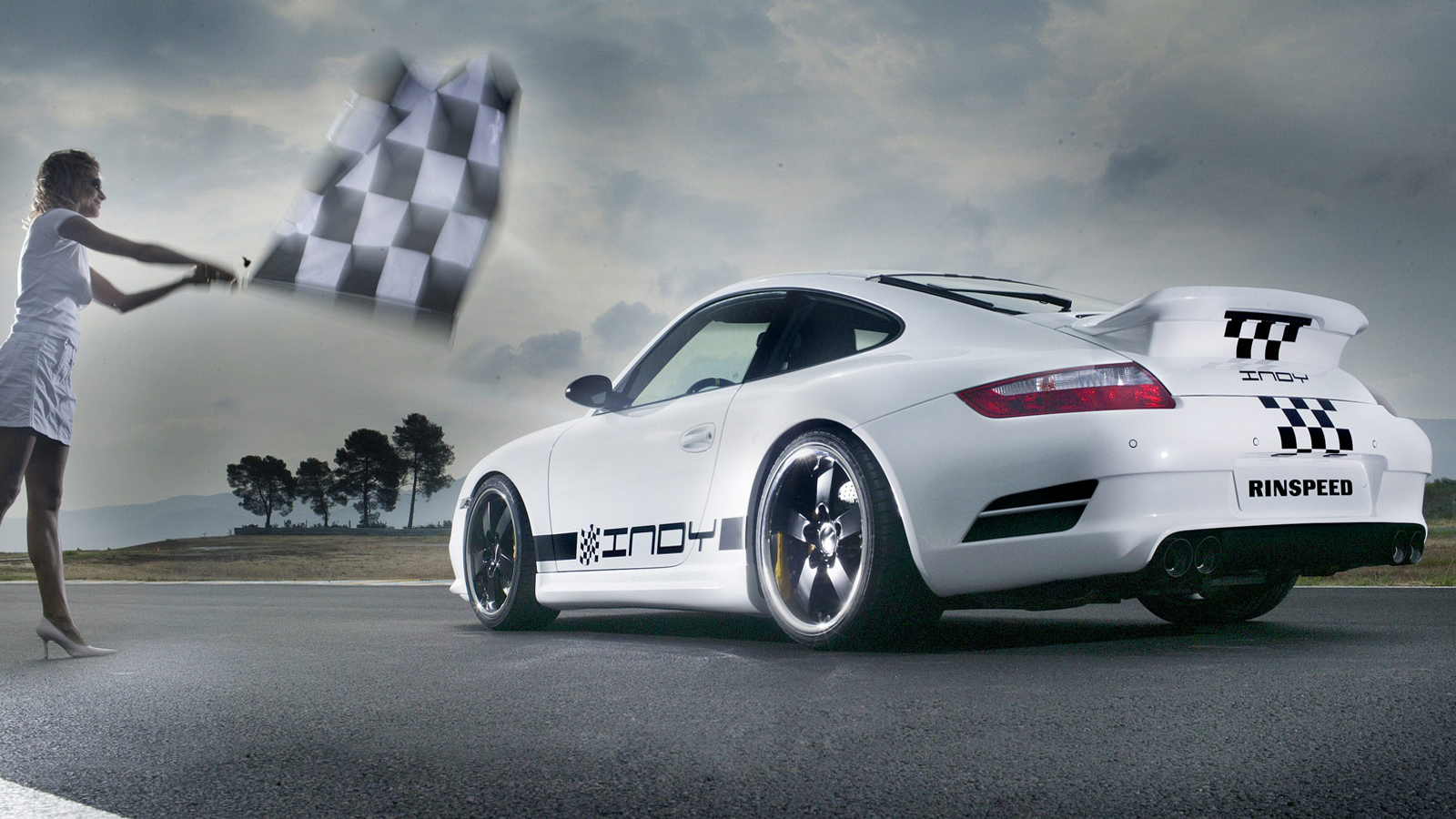 Porsche  выход на финиш