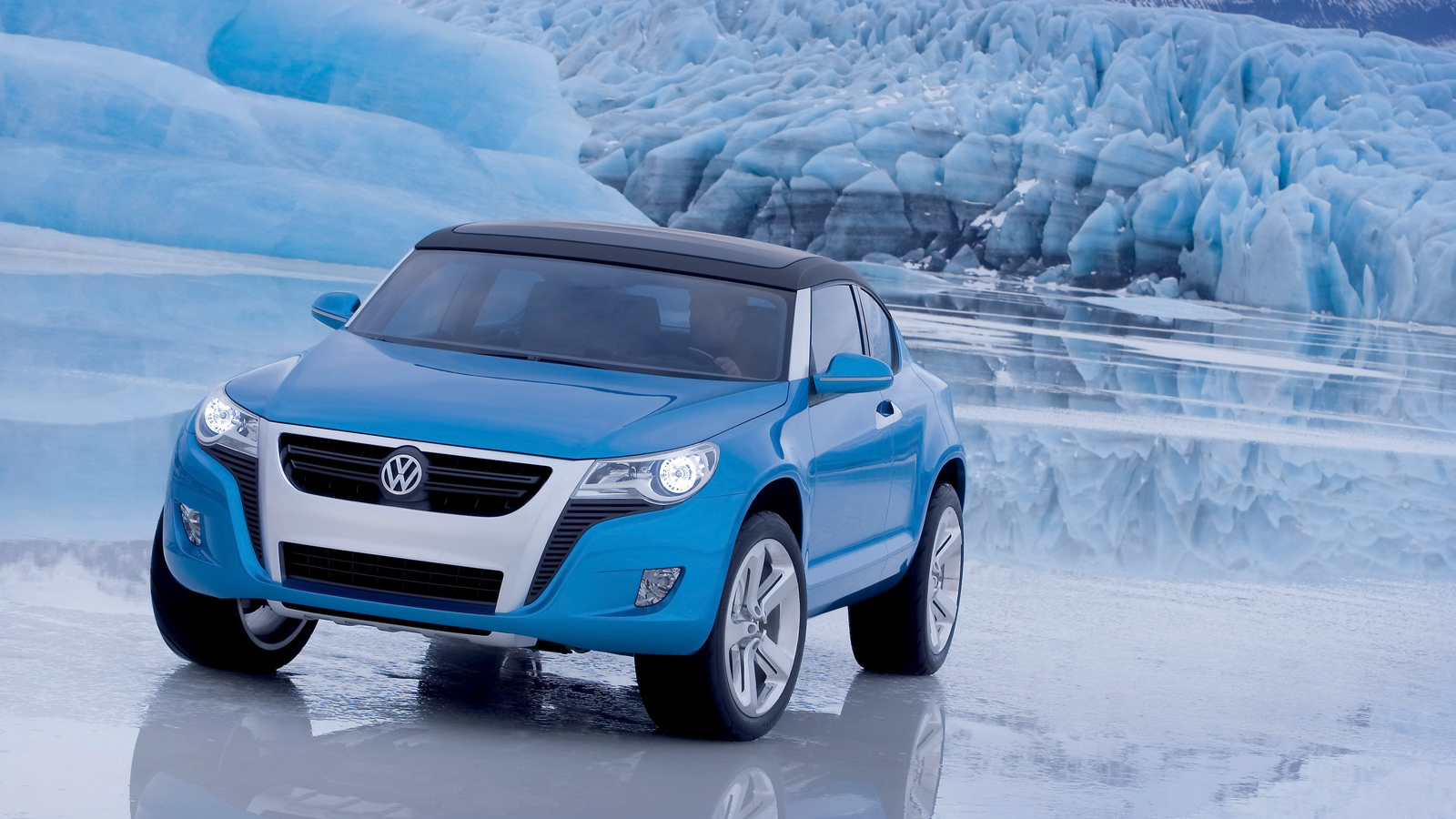 Volkswagen на льду