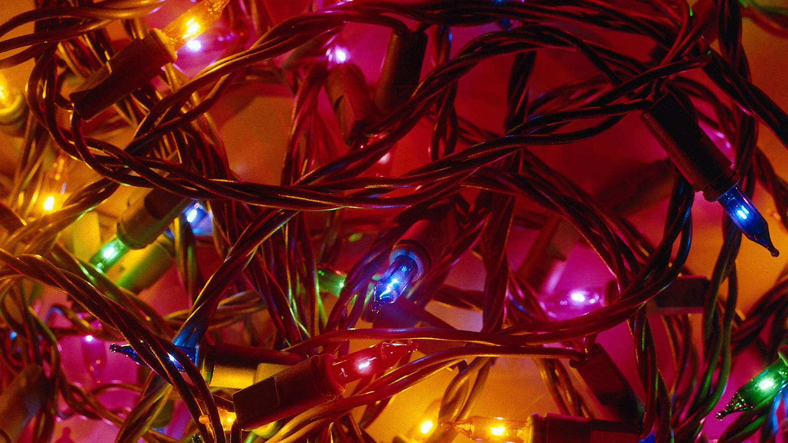 Цветная гирлянда / Рождество