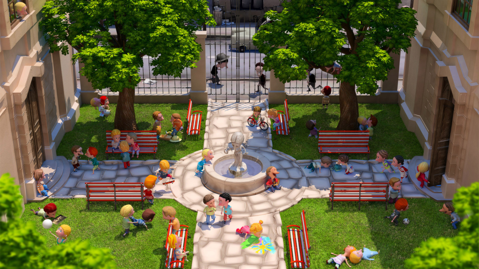 Школьный двор