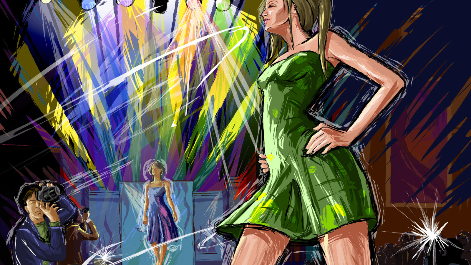 Показ модной одежды