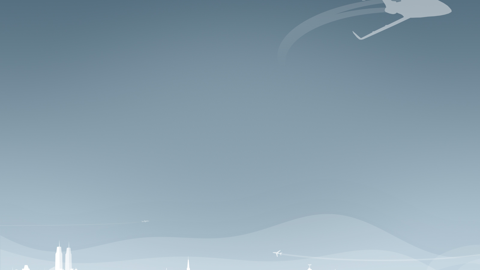 Полет над городом